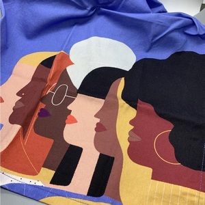 Audrey Lee 4 Anthropologie Year Of Women Female Empowerment Blue Tea Hand Towel